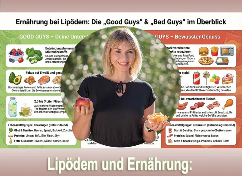 Lipödem und Ernährung: Welche Lebensmittel wirklich helfen